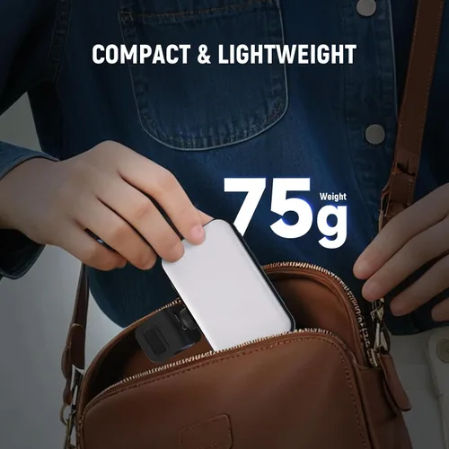Vista 5 de NEEWER Versión de Nivel de Entrada Luz LED para Selfie, Clip de Plástico para Relleno de Luz en Teléfono para iPhone, 66 LEDs CRI92 Portátil