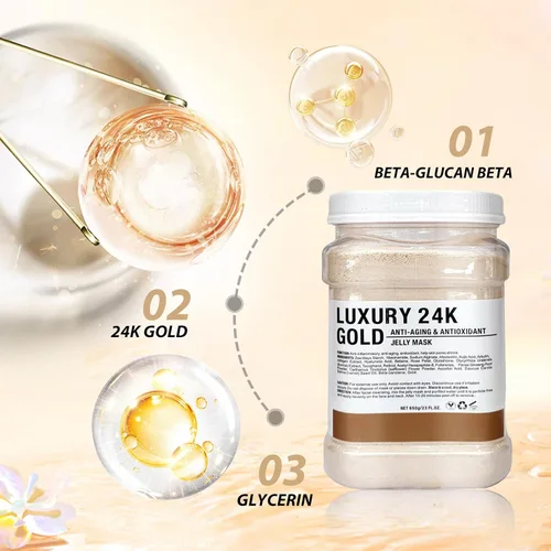 Vista 3 de Máscara de Gel de Jabón para Faciales, Hidratante y Humectante, Máscara Facial de Gel de Goma Desmontable para Hidratación Profunda y Brillo, Frasco