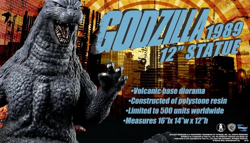 Vista 3 de Toynami 10660 Godzilla 1989 Edición Limitada Estatua coleccionable de resina Polystone