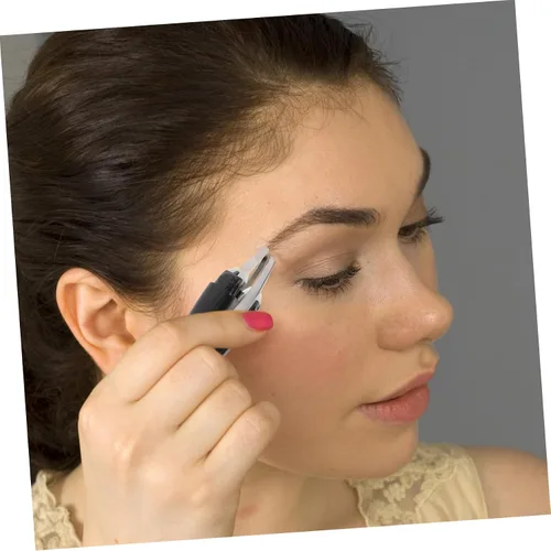 Vista 9 de Kit de pinzas retráctiles automáticas para cejas, herramienta de extracción de cejas de precisión, acero inoxidable de primera calidad para un aseo