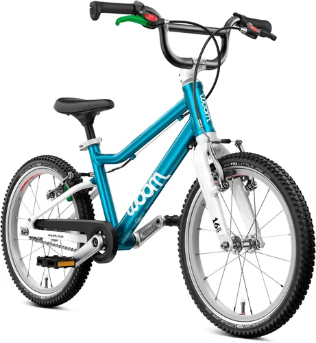 Vista 8 de woom GO 3 & GO 3 AUTOMAGIC Kids Bike, 16 Inch Lightweight, Ages 4-6 Woom Rojo