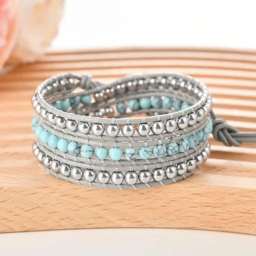 Vista 2 de YGLINE - Impresionante colección de pulseras de cuero hechas a mano