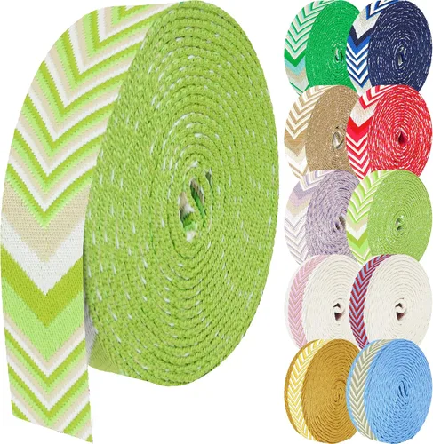 Vista 64 de 1.5 pulgadas Correa de nailon con patrón, correas de cinturón de nailon, correas para bolso, correas para mochila, cinturón de nailon