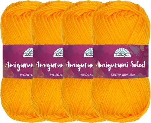 Vista 32 de JubileeYarn Amigurumi Select - Hilo acrílico DK - Begonia - 4 madejas