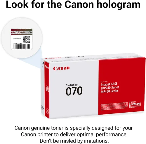 Vista 5 de Canon Cartucho de tóner negro 070 original compatible con MF465dw, MF462dw, LBP247dw, LBP246dw