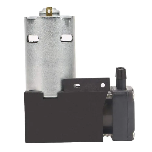 Vista 4 de Mini bomba de vacío sin aceite de DC 24V, pequeña bomba sin aceite de -85KPa 40L/min para aire de gas