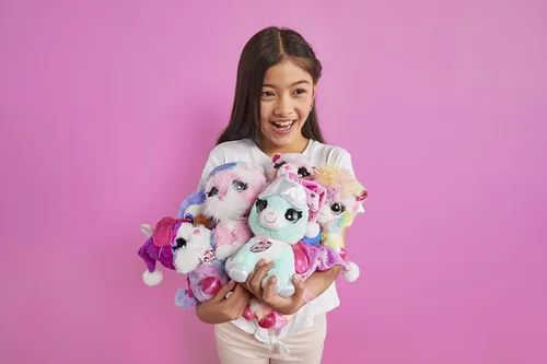 Vista 6 de Pets Alive Pet Shop Surprise Serie 2 (cachorro) de ZURU, suave juguete de peluche interactivo electrónico, habla y repite (Speak and Repeat)
