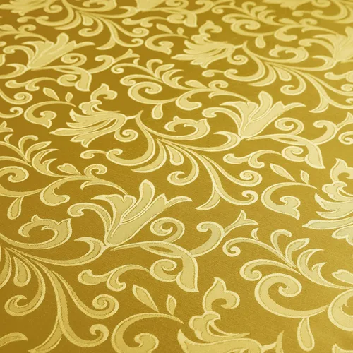 Vista 7 de SiinvdaBZX Mantel rectangular de damasco, diseño jacquard de lujo, mantel dorado de 60 x 84 pulgadas, mantel de poliéster satinado sin arrugas