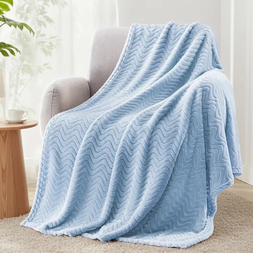 Vista 32 de Exclusivo Mezcla Large Fleece Throw Blanket for Couch, Sofa, Pink Rosa