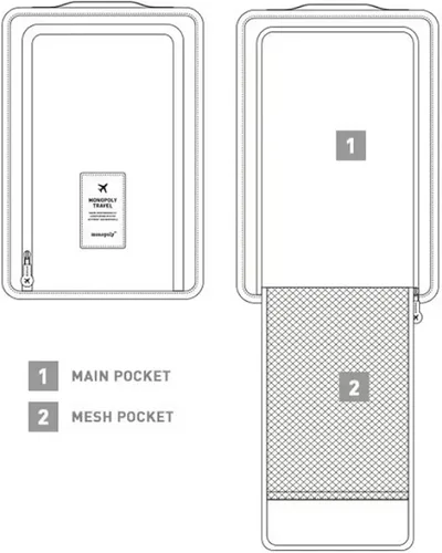 Vista 3 de Bolsa de viaje para zapatos de 3 piezas, organizador plegable impermeable para zapatos, artículos esenciales de viaje para volar, bolsa de viaje