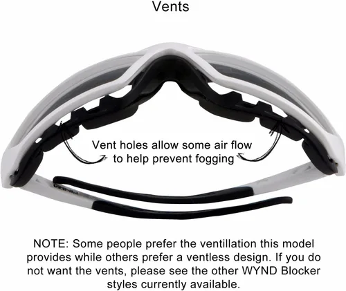 Vista 5 de WYND Blocker Gafas de sol envolventes para deportes extremos (blancotransparente)