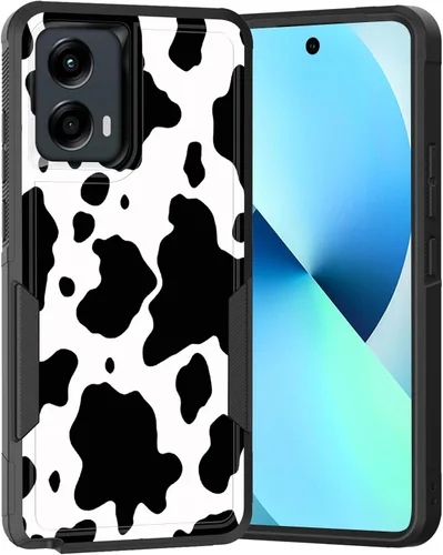 Vista 147 de para Moto G Play 4G 2024, funda de dos capas híbrida resistente y a prueba de golpes, PC duro + silicona suave protectora para Motorola Moto G Play
