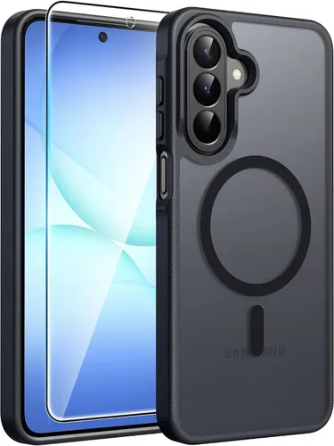 Vista 331 de FNTCASE - Funda para iPhone 16 Pro: magnética, mate, translúcida, de grado militar, protectora contra caídas, resistente, fina, duradera y a prueba