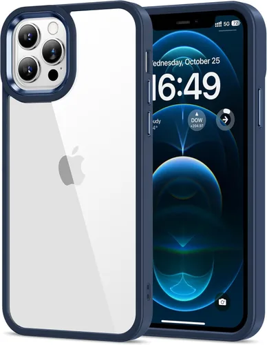 Vista 23 de HOOMIL Funda para iPhone 7 Plus/iPhone 8 Plus de 5.5 pulgadas, no amarillea, protección contra caídas, cubierta trasera dura transparente Negro