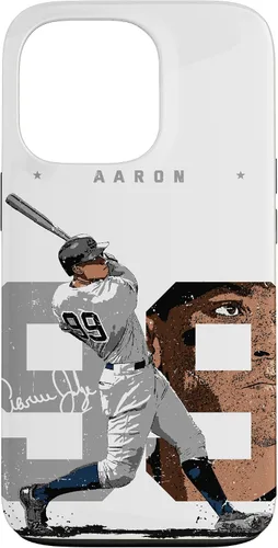 Vista 10 de Aaron Judge Number Portrait Baj New York MLBPA Case for iPhone 17