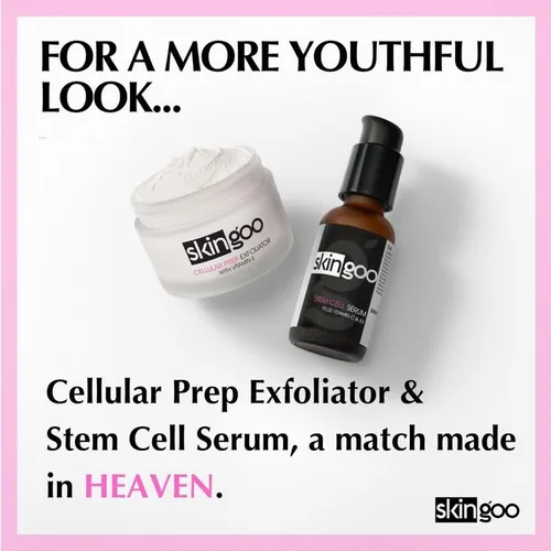 Vista 4 de SKINGOO Cellular Prep Exfoliante facial, exfoliante facial natural y suave, 2 onzas