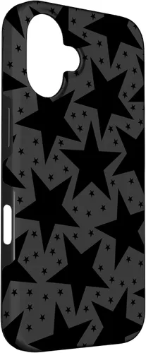 Vista 3 de Funda con diseño de estrella negra para iPhone 16
