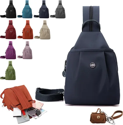 Vista 8 de Bolsa de viaje antirrobo premium 3 en 1 2025, bolsa de viaje de 2 vías con correas convertibles e impermeable para mujer