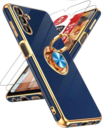 Vista 69 de LeYi Funda para iPhone XR: con Protector de Pantalla de Vidrio Templado [Paquete de 2] Soporte de Anillo Giratorio de 360°, Soporte Magnético