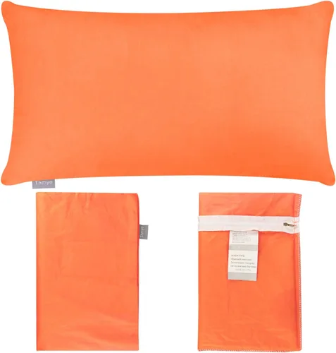 Vista 9 de Paquete de 8 fundas de almohada decorativas 100% de algodón, cómodas y sólidas, para Navidad, Halloween, sofá