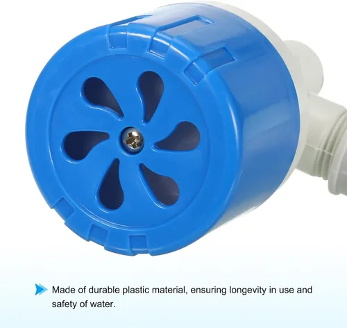 Vista 5 de PATIKIL Válvula de control de nivel de agua automática de 1/2", válvula de flotador automática de agua de entrada superior de plástico Válvula