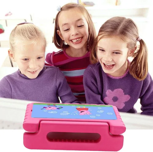Vista 8 de Funda para niños para iPad de 9ª/8ª/7ª generación de 10.2 pulgadas con mango giratorio/soporte, ligera, suave, espuma EVA, a prueba de golpes, 01#