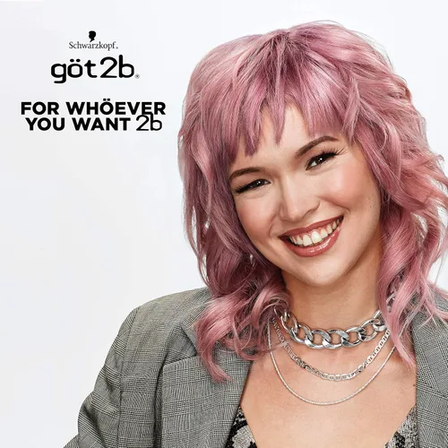 Vista 6 de Got2b Metallics - Color permanente para el cabello, color rosa Sakura M84