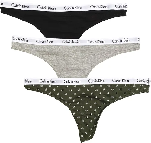 Vista 47 de Calvin Klein Paquete de 3 tanga carrusel B (qp1259-202)/B