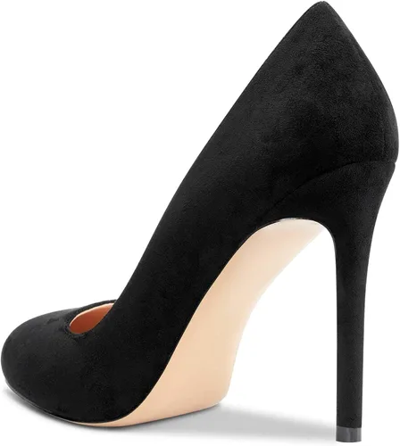 Vista 3 de Castamere Zapatos de tacón alto con punta redonda para mujer, tacón de aguja de 3.9 in