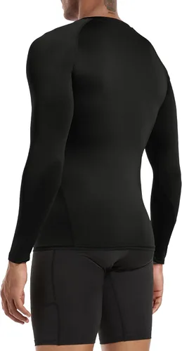 Vista 3 de Camisetas deportivas de manga larga para hombre (paquete de 3 o 5)