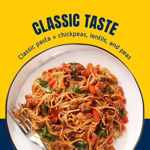 Vista 6 de BARILLA Protein+ (Plus) Angel Hair - Proteína de lentejas, garbanzos y guisantes - Buena fuente de proteína a base de plantas, pasta de proteínas
