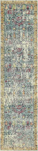 Vista 24 de Unique Loom Colección Monterey - Alfombra de área Adobe (2' x 3' 1" Rectángulo Azul/Beige)