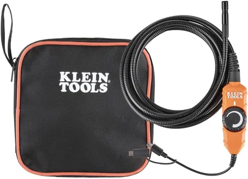 Vista 11 de Klein Tools ET21 Boroscopio WiFi con luz, cámara de inspección para iPhone y Android, cámara impermeable, IP67 clasificada, iluminación LED ajustable