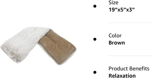 Vista 2 de Intelex CPW-Marsh-B Marshmallow Warmies - Envoltura para el cuello (marrón)