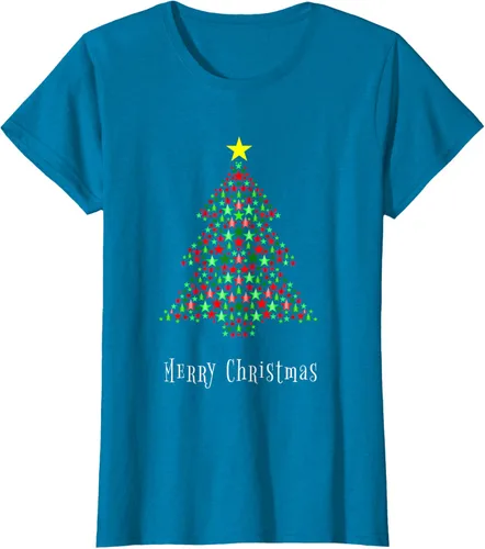 Vista 81 de Celebración del árbol de Navidad - Feliz Navidad - Camiseta de Navidad