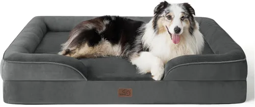 Vista 17 de Bedsure - Cama para gatos de interior, sofá cama lavable para perros muy pequeños, espuma de soporte con funda extraíble y lavable, forro Gris