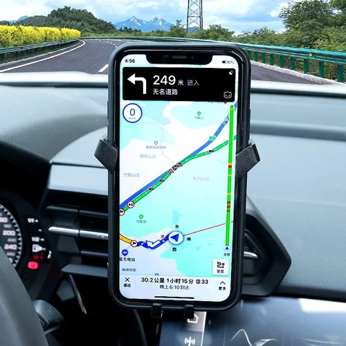 Vista 3 de ITrims Soporte de teléfono de coche para Audi A3 2020 2021 Soporte de tablero de automóvil, soporte ajustable para teléfono celular, soporte