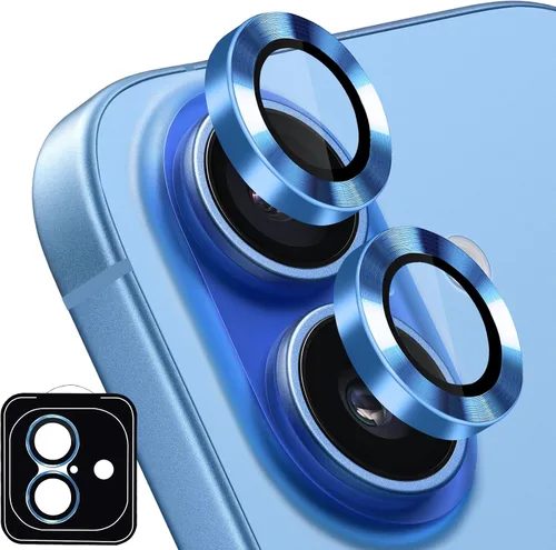 Vista 83 de Compatible con iPhone 13 Pro para iPhone 13 Pro Max, protector de lente de cámara antiarañazos, vidrio templado 9H, protector de cámara de metal a