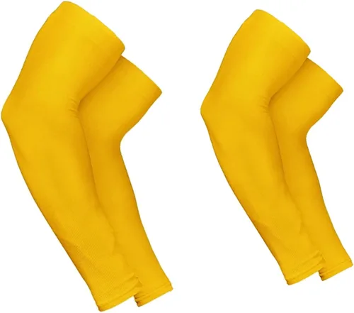 Vista 17 de KUHNMARVIN 2 Pares de Mangas de Brazo de Compresión con Protección UV Refrescantes Mangas de Sol Cobertura de Tatuajes Mangas de Brazo