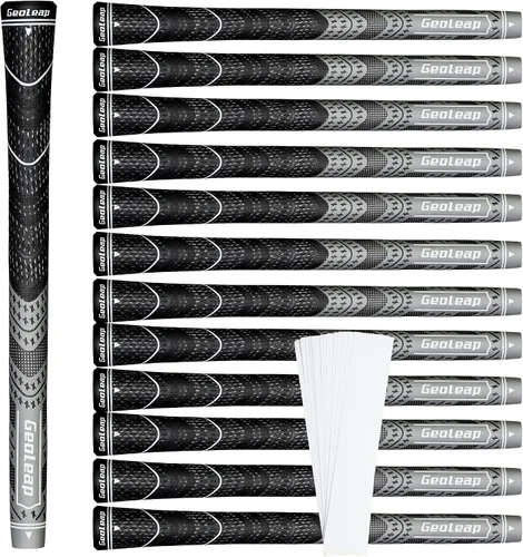 Vista 19 de Geoleap Golf Grips Set of 13- Grips with Tapes and Grips with All Repair Kits for Choice,Hybrid Golf Club Grips All Weather Contral, High Feedback &