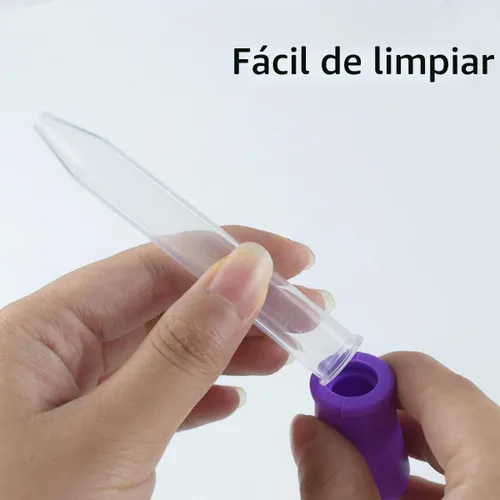 Vista 5 de Paquete de 20 pipetas de plástico goteros de silicona transparente de 0.2 onzas líquidas con punta de bombilla, goteros para ojos para moldes
