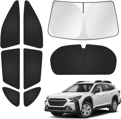 Vista 24 de T TGBROS Parasol para parabrisas para BMW X1 F48 2016 2017 2018 2019 2020 2021 2022 para ventana de automóvil, con bloqueo UV grueso y opaca