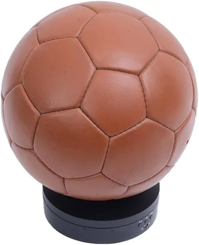 Vista 6 de Balón de fútbol Tamaño 5 Cuero antiguo Vintage Marrón Claro Pelota