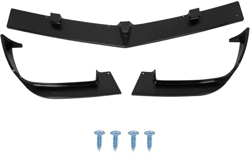 Vista 2 de Alerón inferior del estilo de calle del labio del parachoques delantero para Camaro V8 SS 2010-2013 negro
