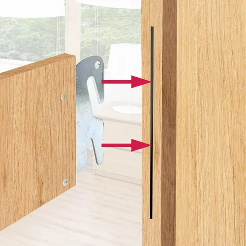 Vista 3 de Bitray Placas de madera para cama de madera para riel de cama de madera, soporte de marco de cama, reemplazo de estribo - 4 piezas