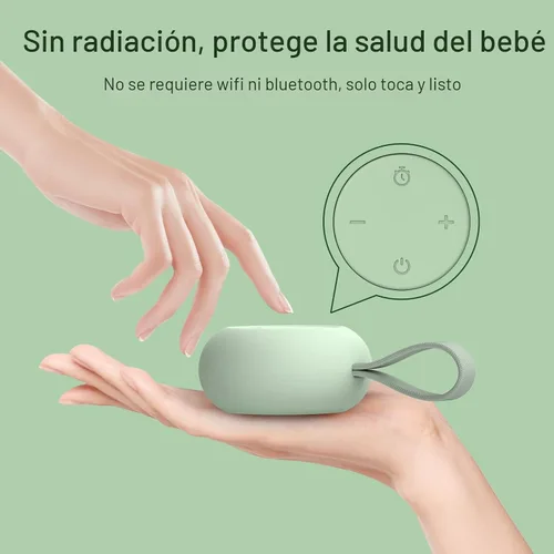 Vista 6 de Máquina de Sonido Portátil para Bebés [Ruido Blanco para Bebés Niños Adultos][Función de Temporizador][12 Sonidos Relajantes][Boombox para Dormir]