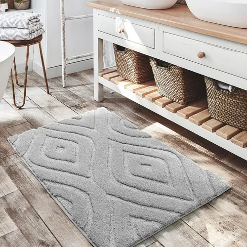 Vista 33 de DEXDE Alfombras de Baño Corredor 24x47 pulgadas Alfombra de Baño Larga Antideslizante Suave Lavable Alfombras de Baño Grandes para Baño Dormitorio