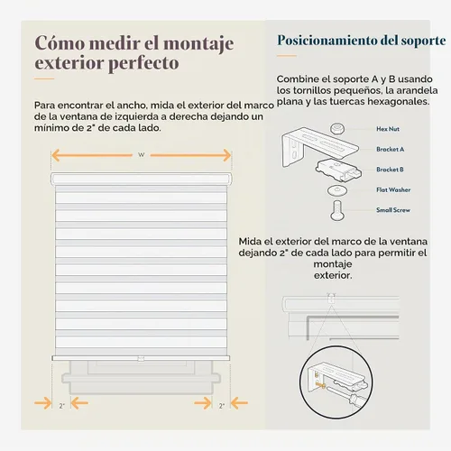 Vista 9 de CHICOLOGY - Persianas de cebra, persianas enrollables para ventanas, cortinas para ventanas, persianas enrollables para ventanas, persianas