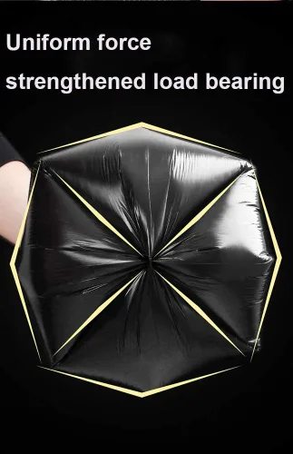 Vista 6 de IPLUS - Bolsas de basura altas con cordón para cocina, 7-8 galones, 100 unidades (negro, 7-8 galones)