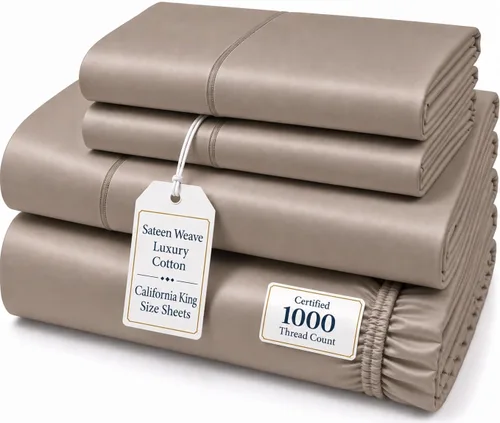 Vista 10 de CHATEAU HOME COLLECTION Juego de sábanas tamaño individual, sábanas de 1000 hilos tamaño individual de algodón, sábanas individuales de bolsillo 01